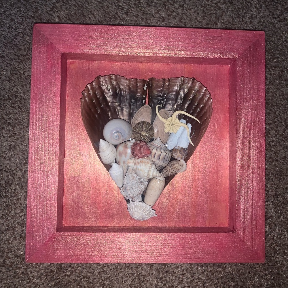 Seashell wall art
